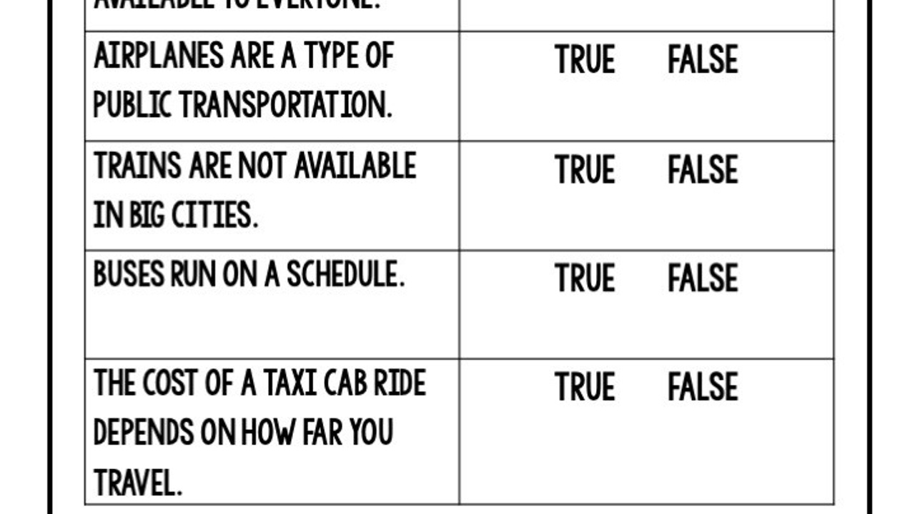 Public Transportation Knowledge: Questions You Can Answer Without Research