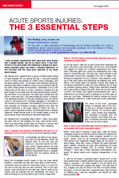 STOP Procedure for Sports Injuries: Understanding the Critical First Step