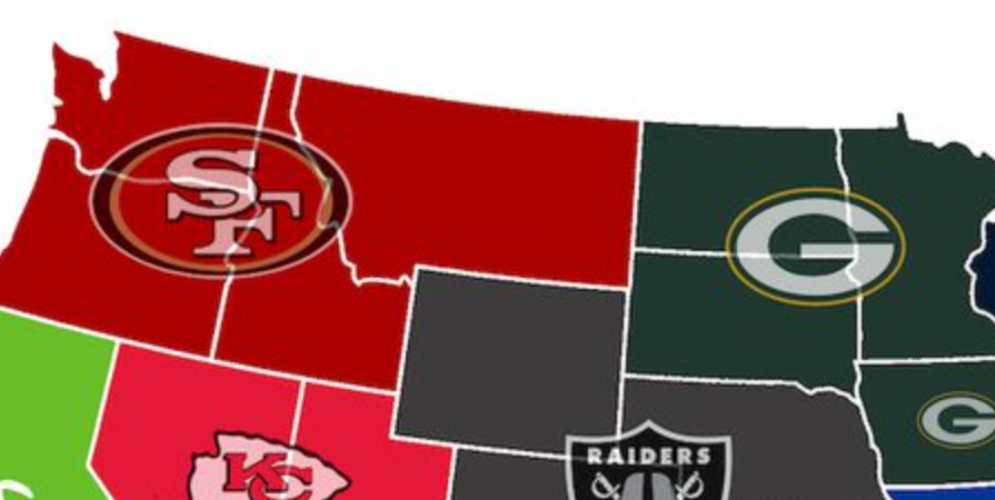 NFL Team Distribution: States Without Professional Football Franchises